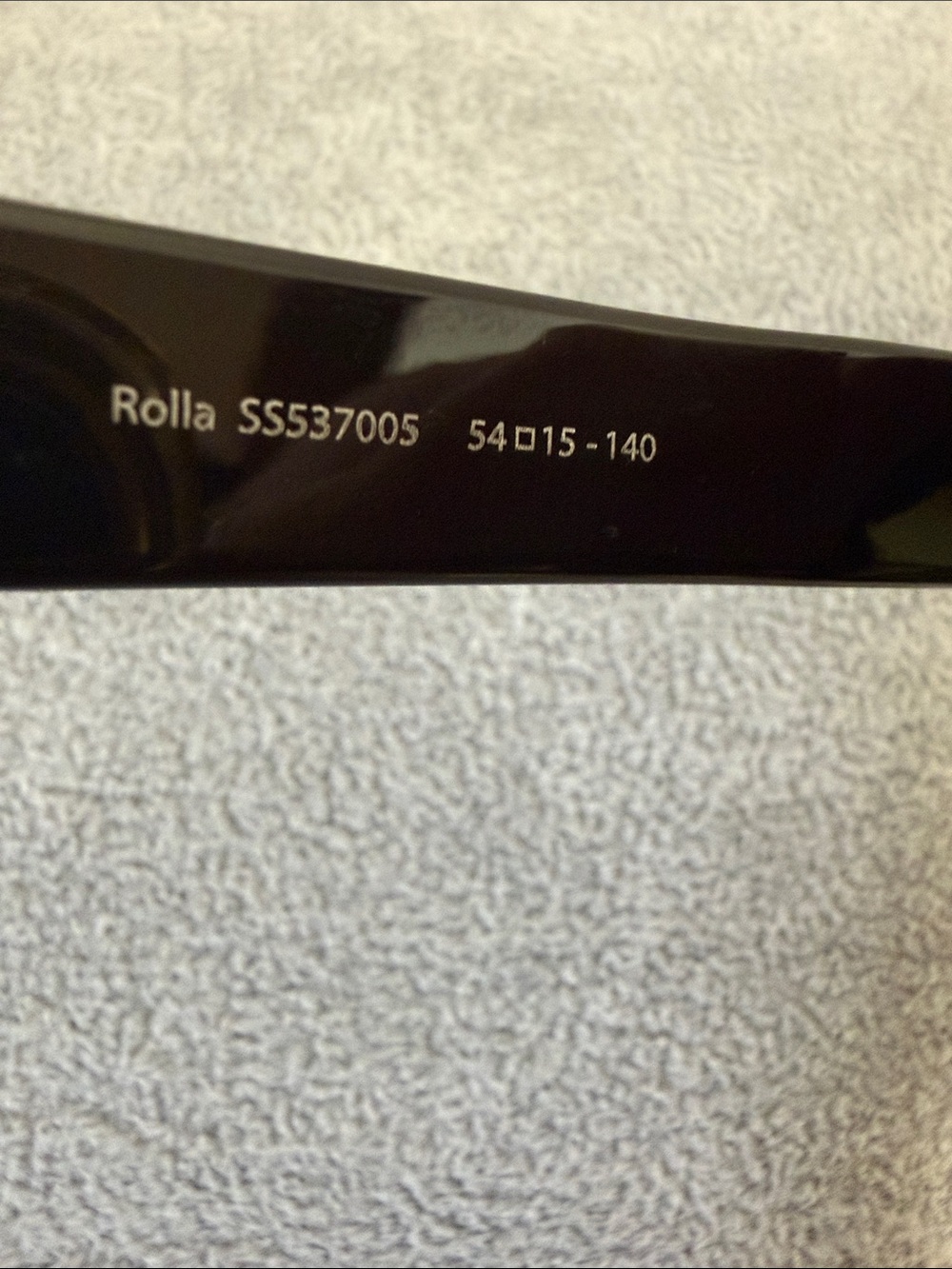 NWT Serengeti Rolla Glossy Black Cat-Eye Polarized Sunglasses Eyesize 54 - Picture 5 of 10